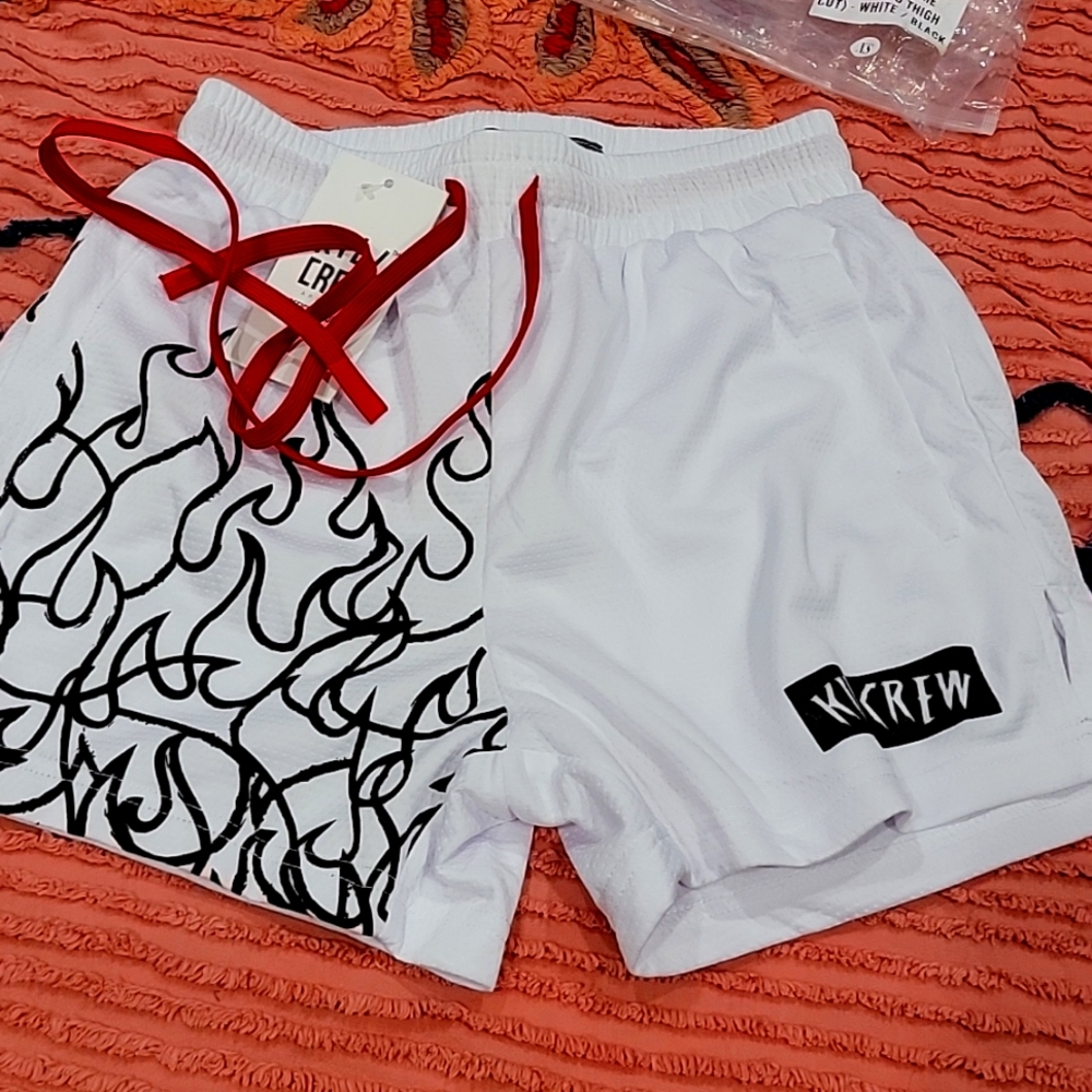 kill crew xs white shorts new with tags
